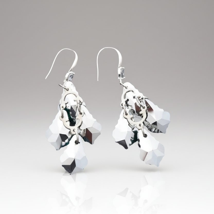 Crystal Tassel Earrings