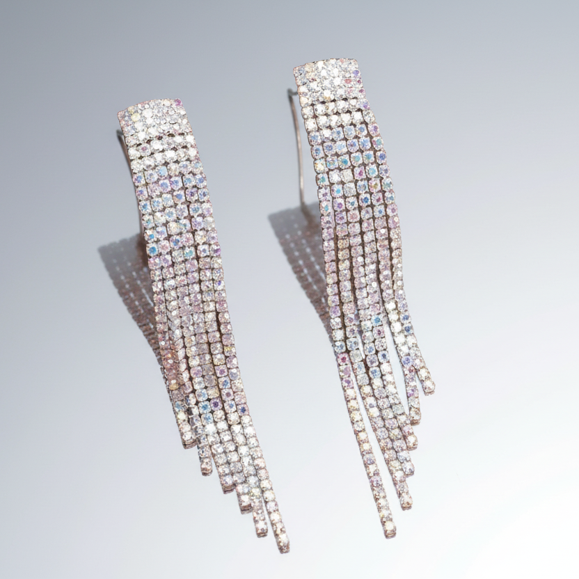 Iridescent Tassel Earrings