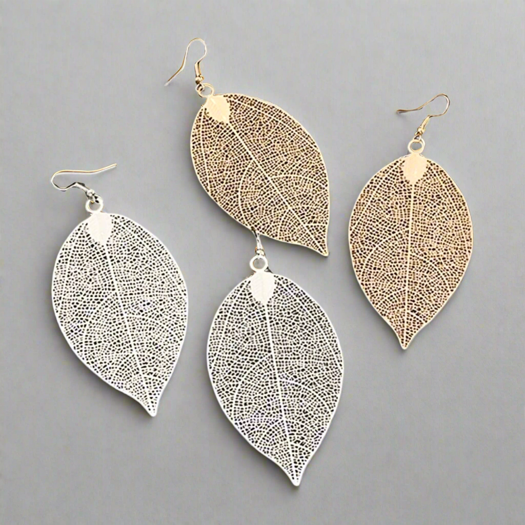 Leaf Gold Earrings