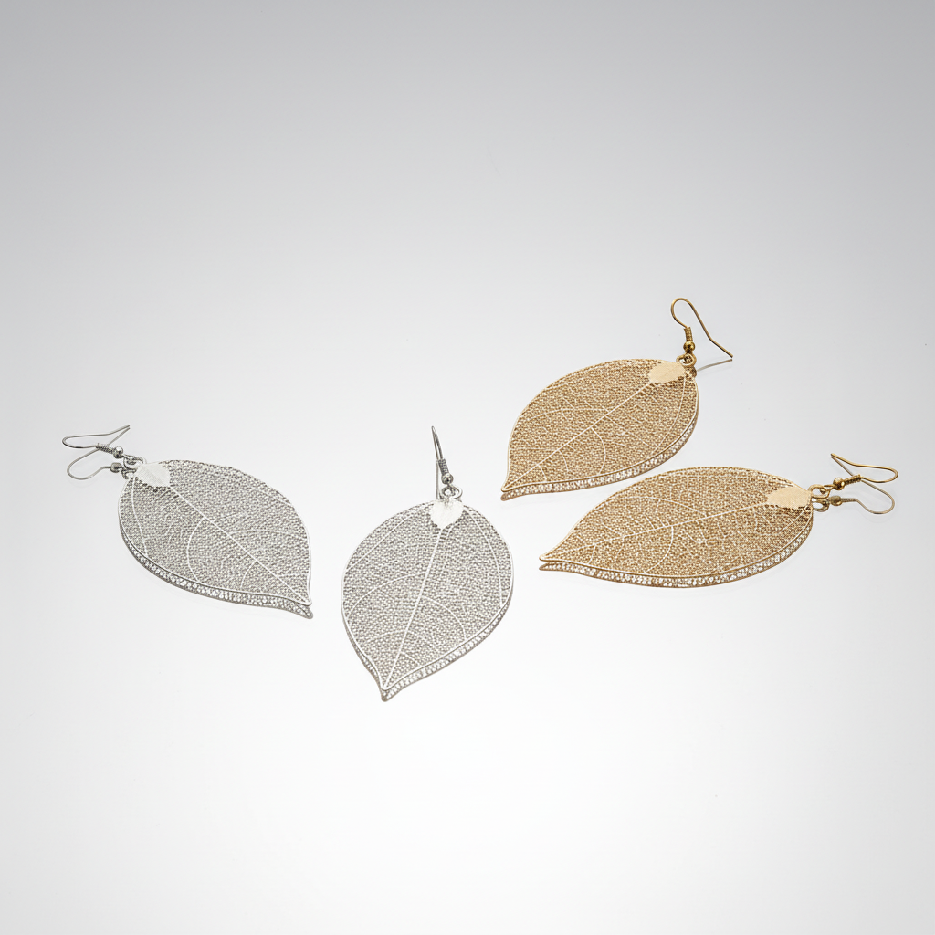 Leaf Gold Earrings