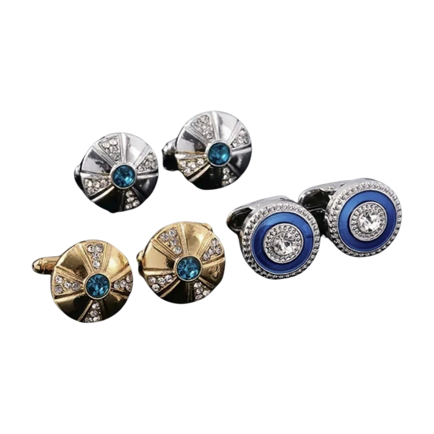 Shield Blue Cufflinks