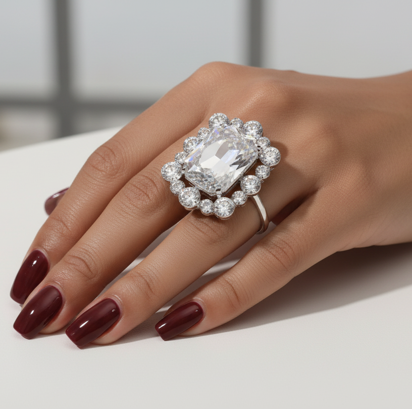 Exaggerated Glam All-Fit Ring
