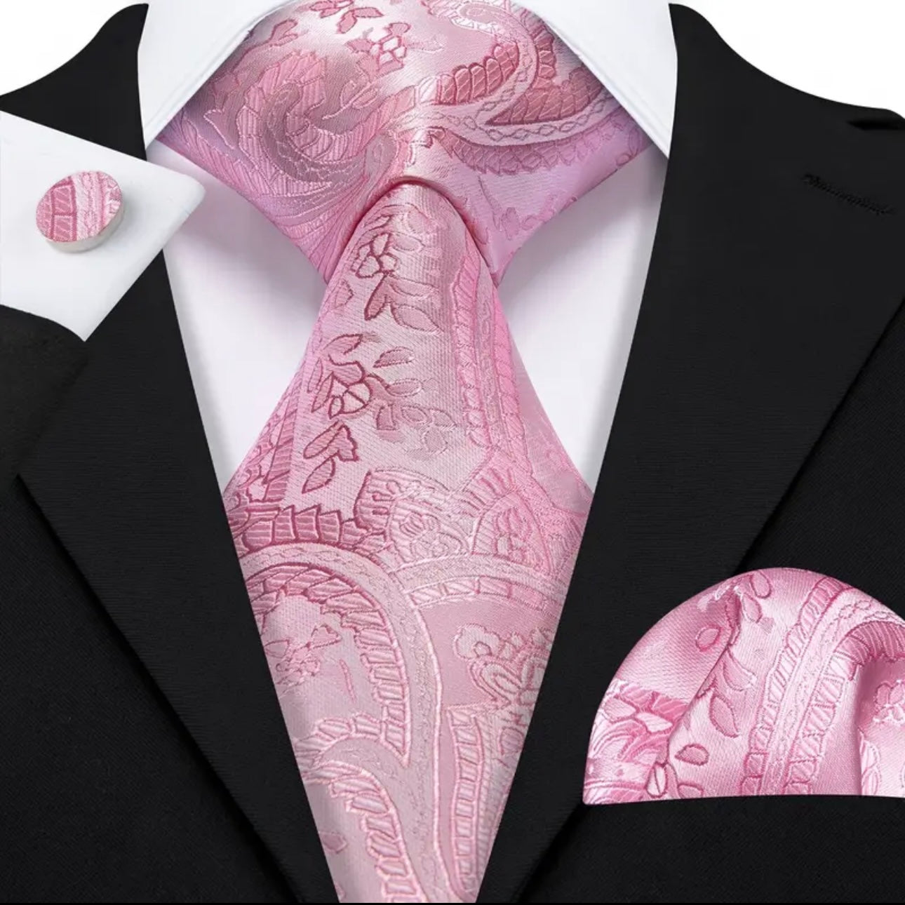 Pink Barry Wang Necktie & Sets
