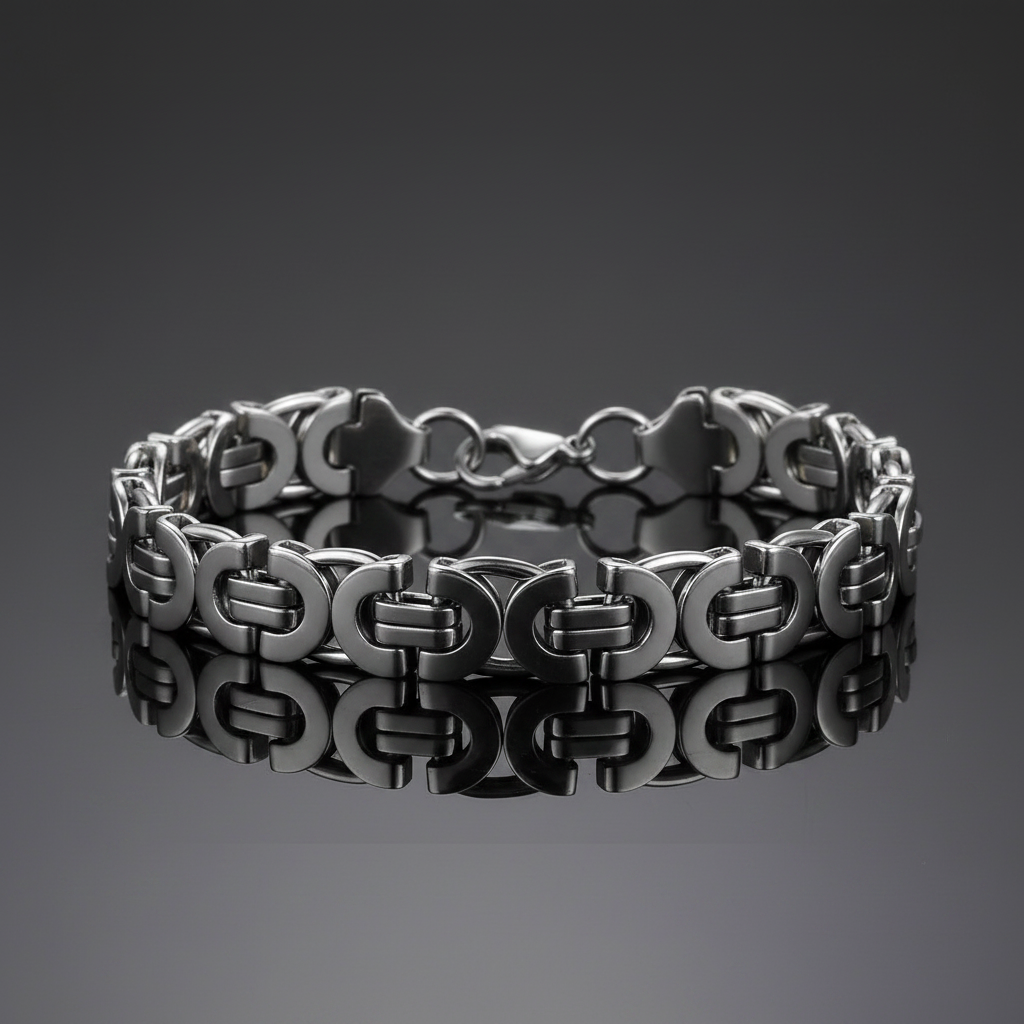 Byzantine Men’s Steel Bracelet