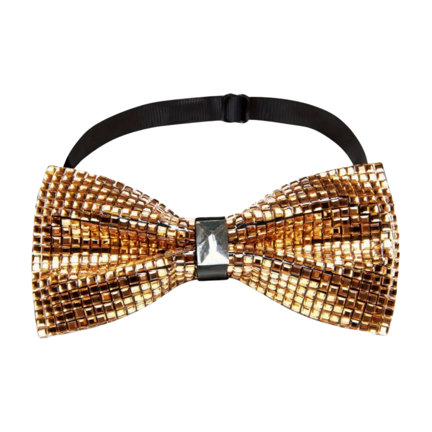 Gold Beaded Bowtie