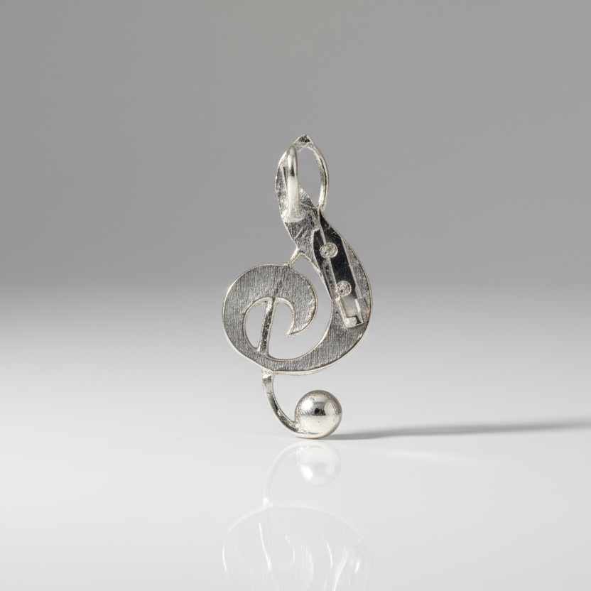 Treble Clef Music Note Lapel Pin/Brooch