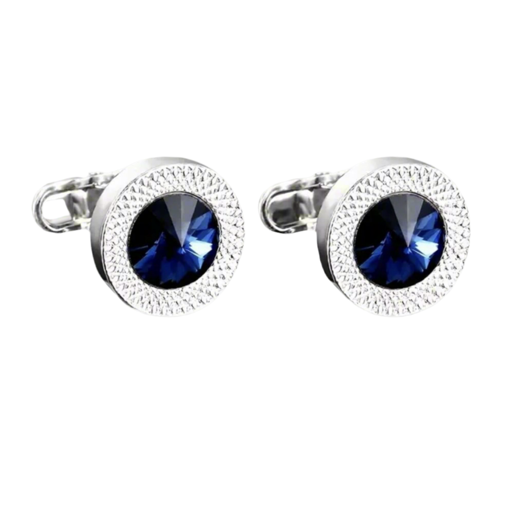 Colorful Rhinestone Cufflinks