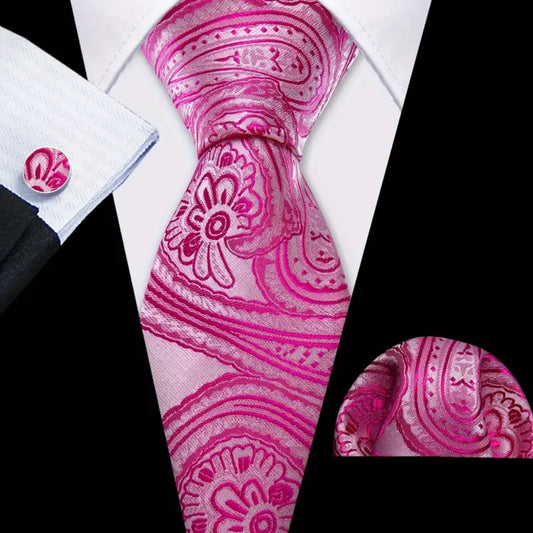 Pink on Pink Necktie Set