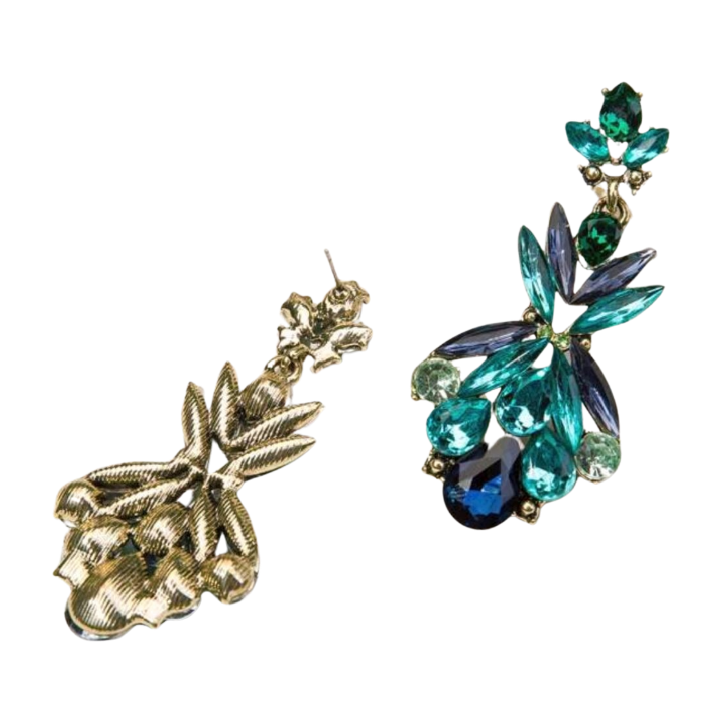 Peacock Vintage Vibe Earrings