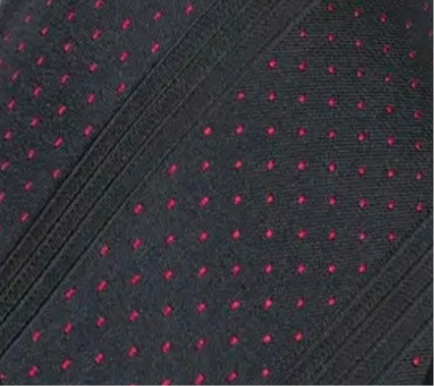 Pink Rose Red Black Necktie Set