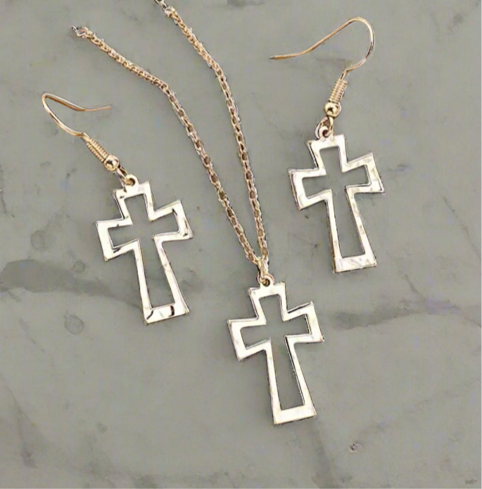 Cross Jewelry Set