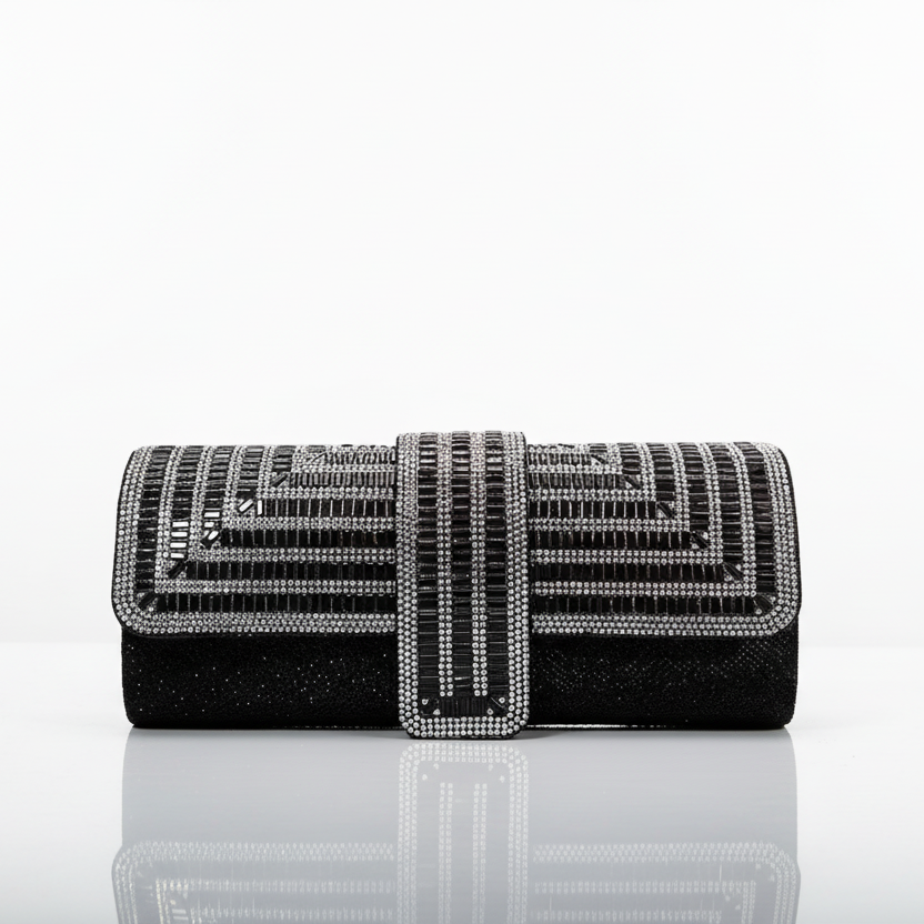 Art Deco Rhinestone Clutch