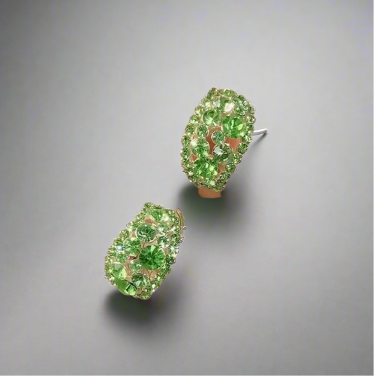 Green Gold Earrings