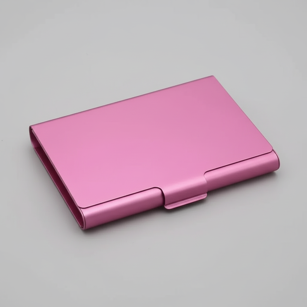 Slim Business Card Case Pink