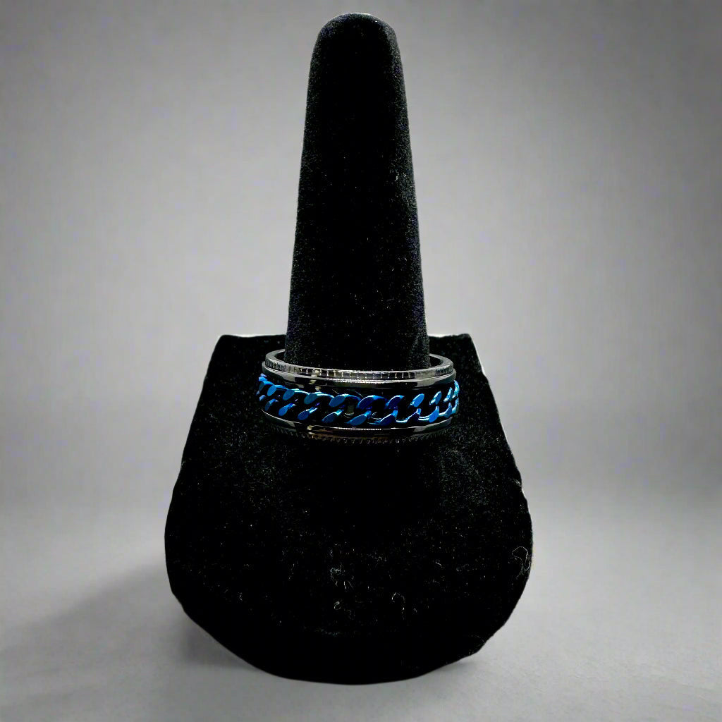 Chain Spinner Stainless Steel  Ring