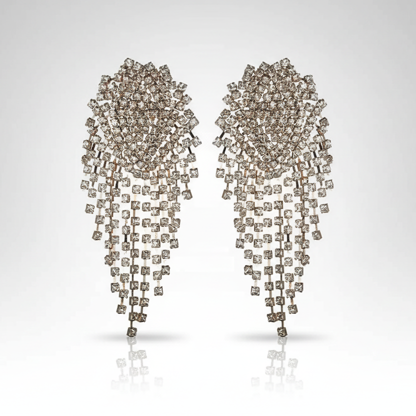 Exaggerated Tassel Earrings