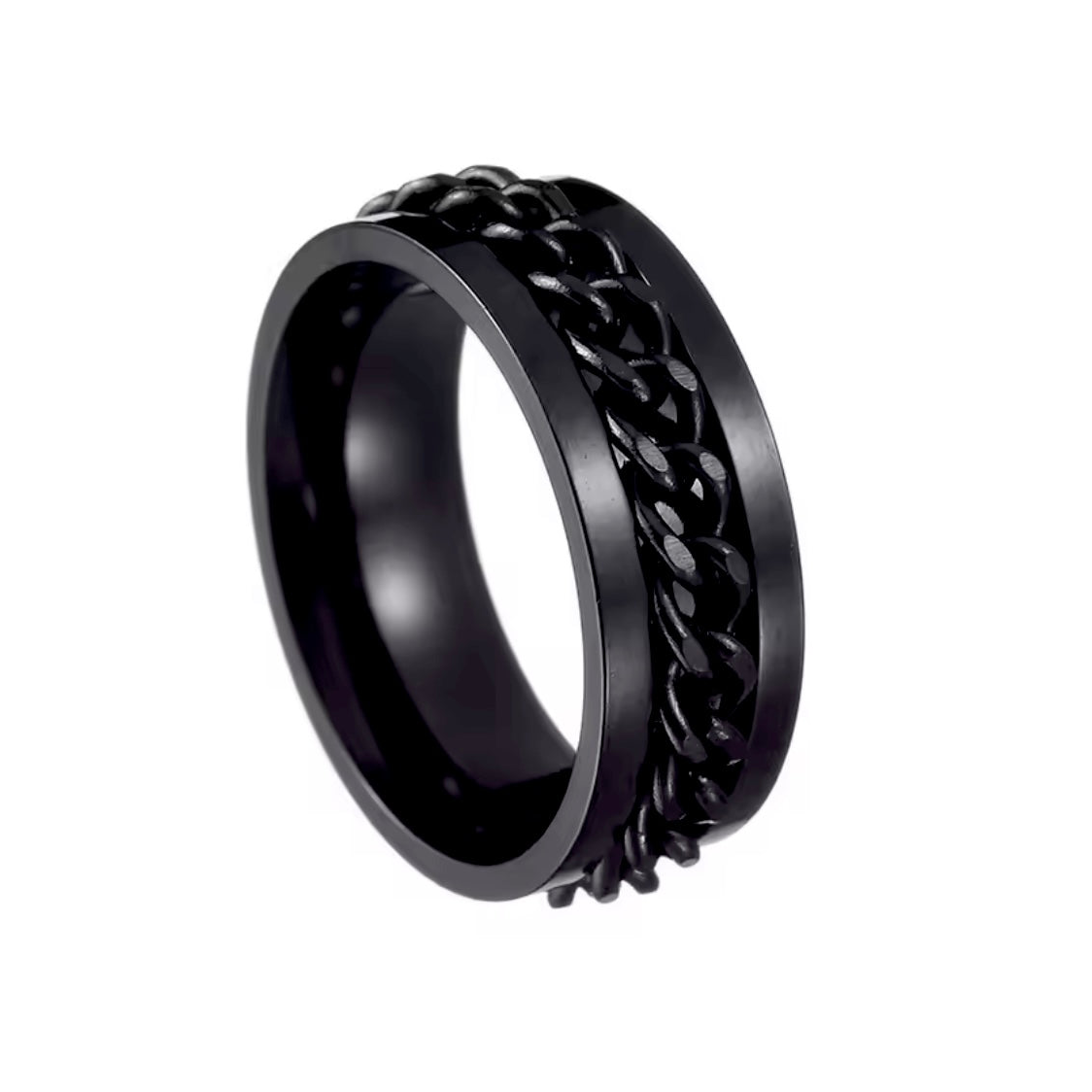 Chain Spinner Stainless Steel Ring