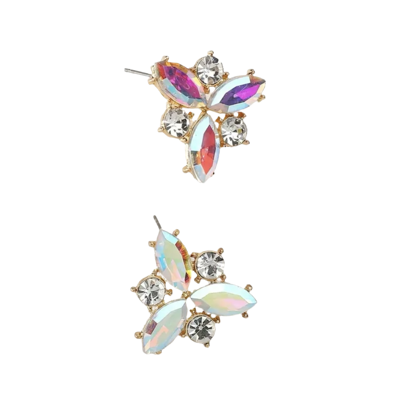 Iridescent Petals Earrings