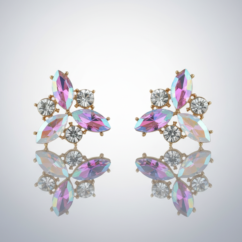 Iridescent Petals Earrings