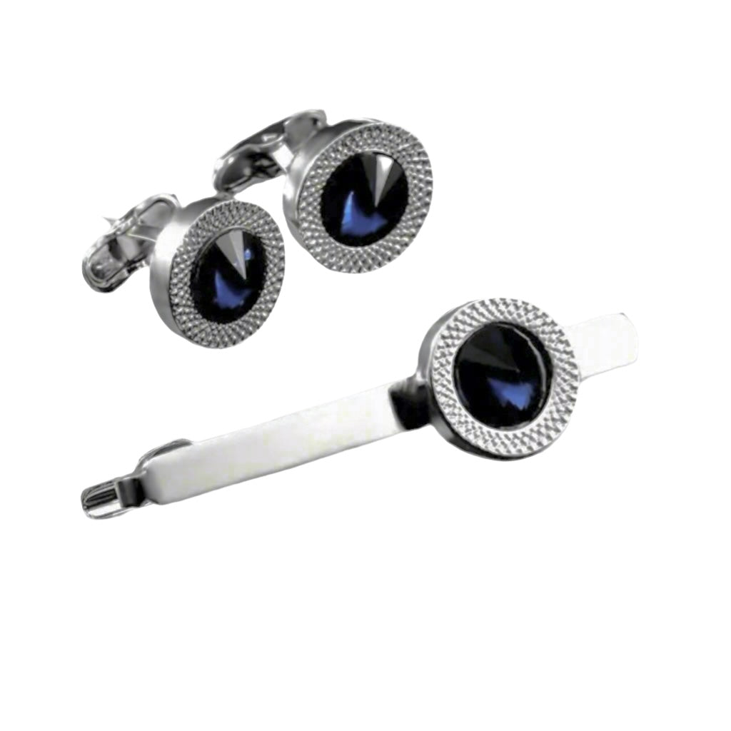 Colorful Rhinestone Cufflinks