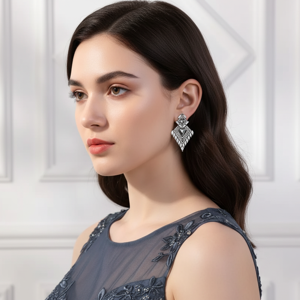 Art Deco Geometric Earrings