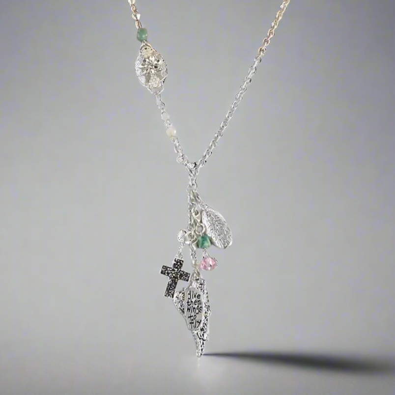 Give Them Wings Pendant Necklace
