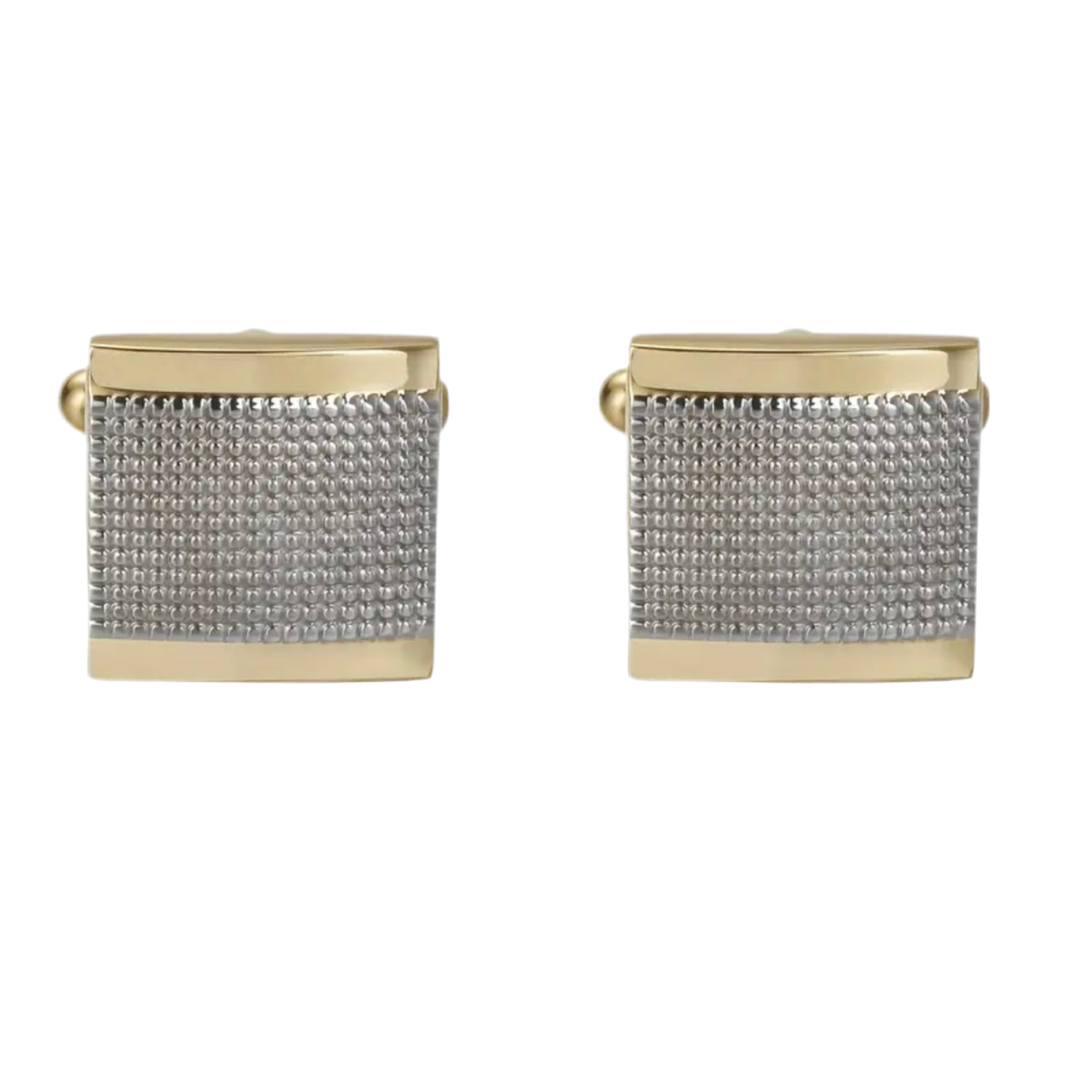 Gold Silver Cufflinks
