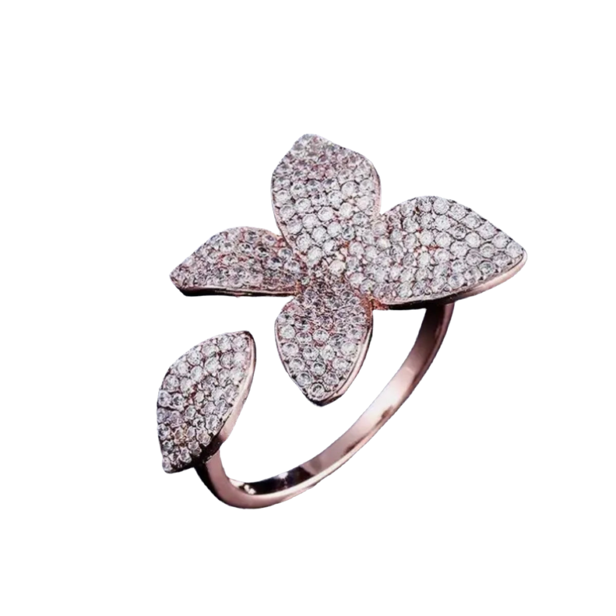 Flowering Gold Petite Ring