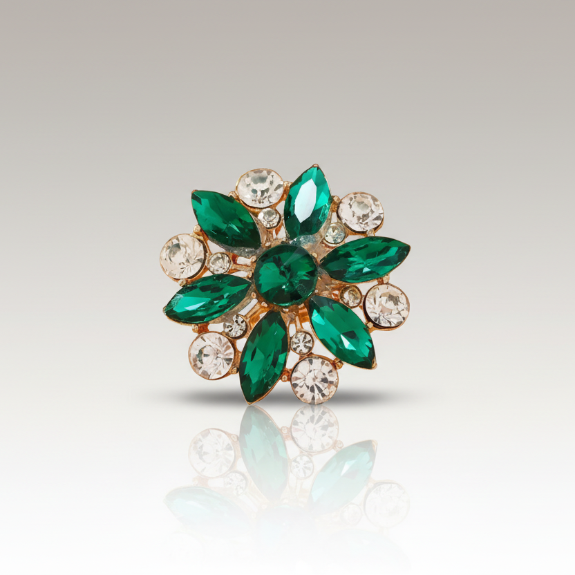 Blue Floral All-Fit Ring