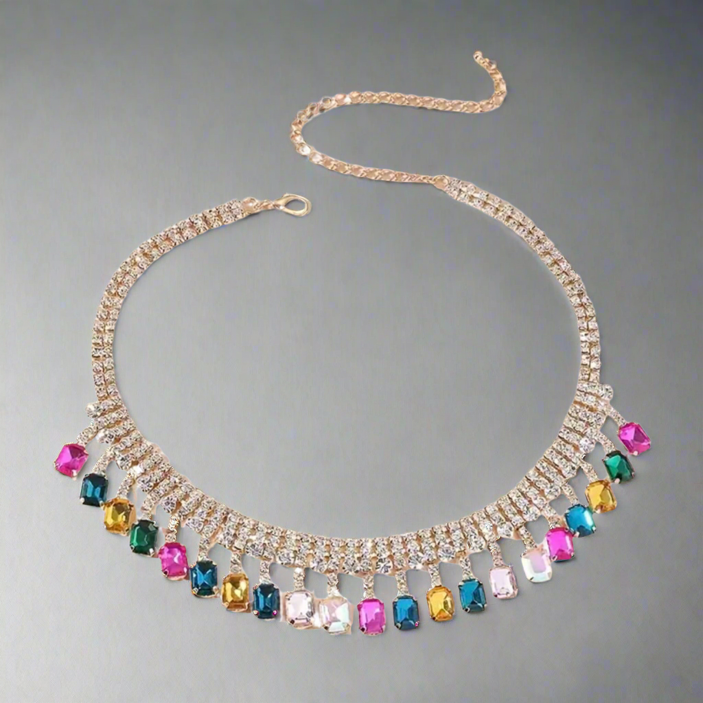 Rhinestone Collar Necklace