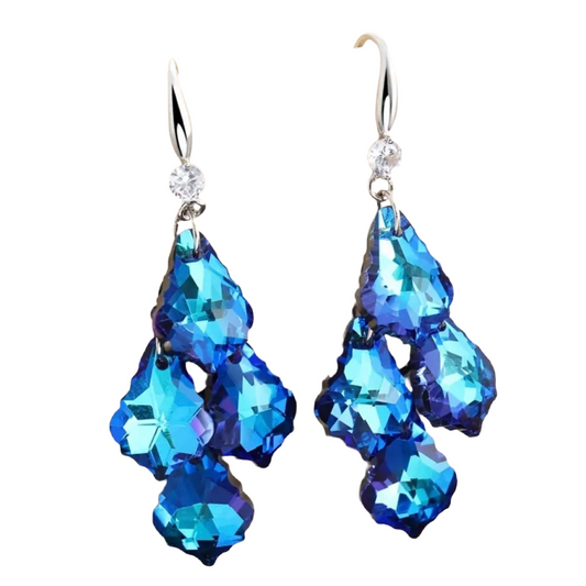 Crystal Tassel Earrings