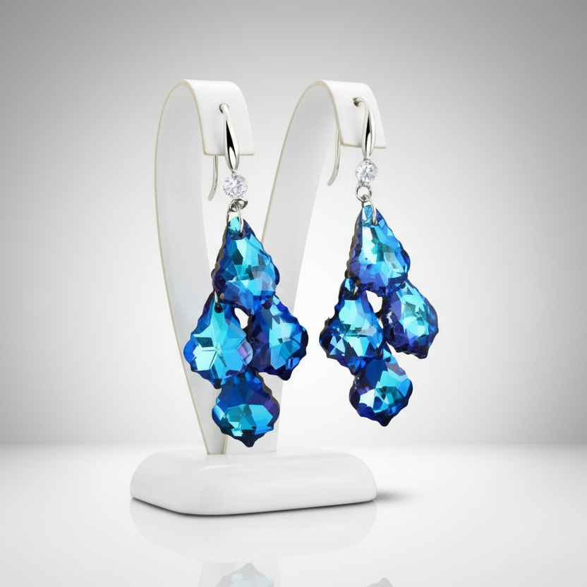 Crystal Tassel Earrings