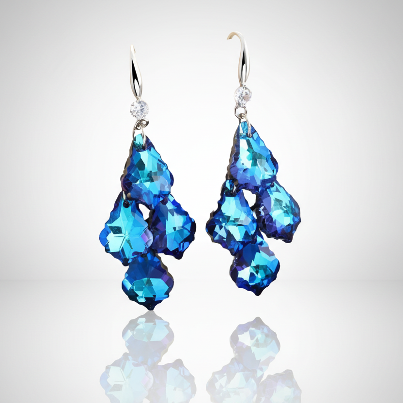 Crystal Tassel Earrings