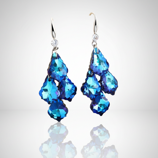 Crystal Tassel Earrings