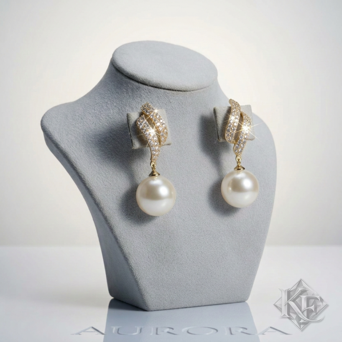 Aurora Pearl Dangle Earrings