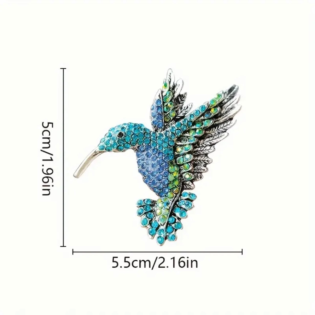 Hummingbird Multicolor Pin