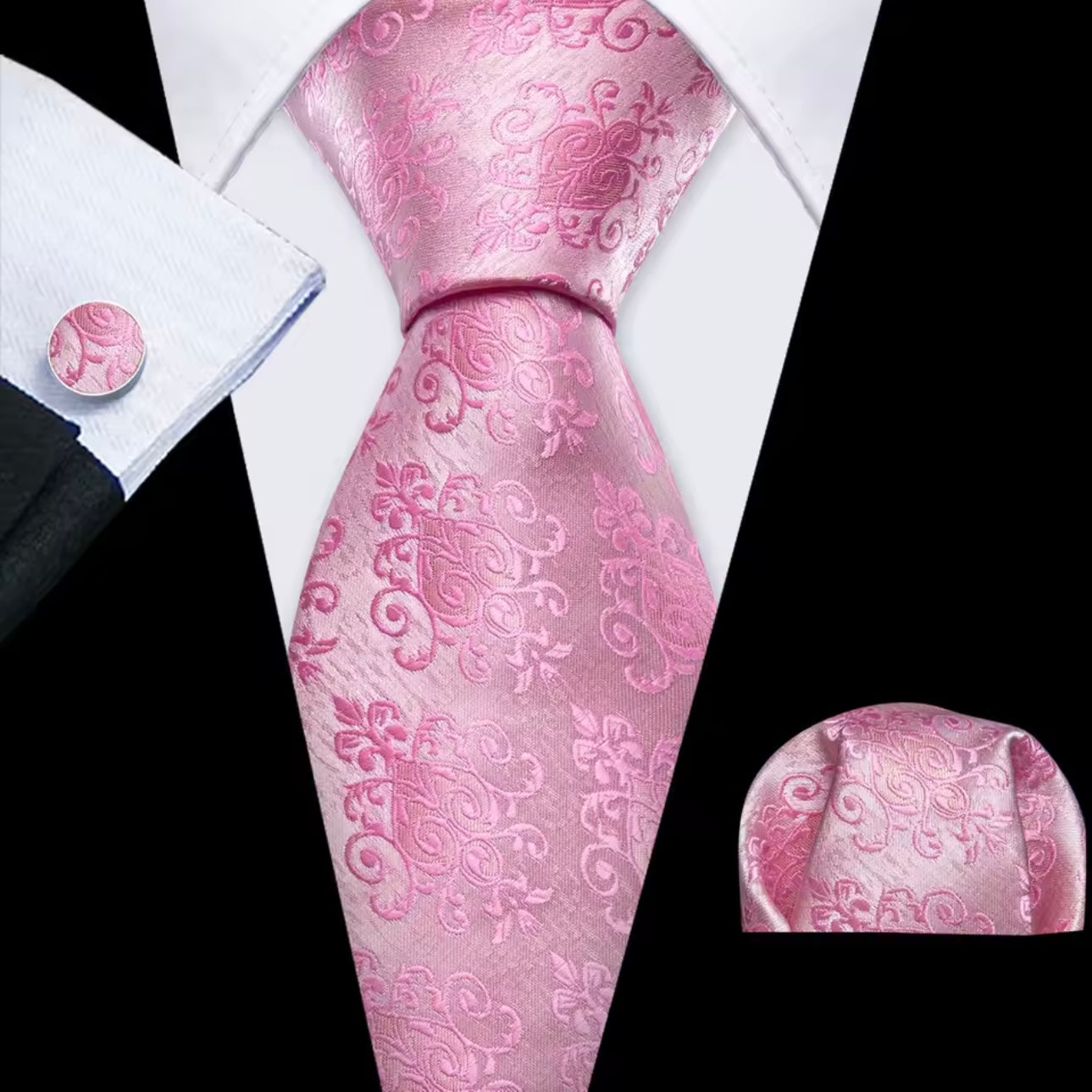 Pink Barry Wang Necktie Sets