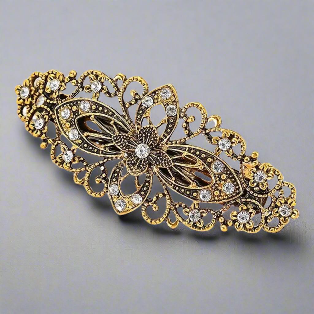 Vintage Gold Hair Clip