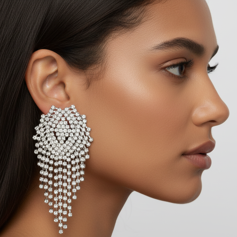 Exaggerated Tassel Earrings