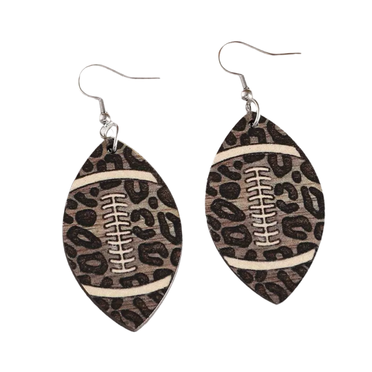 Football Animal Print Earrings