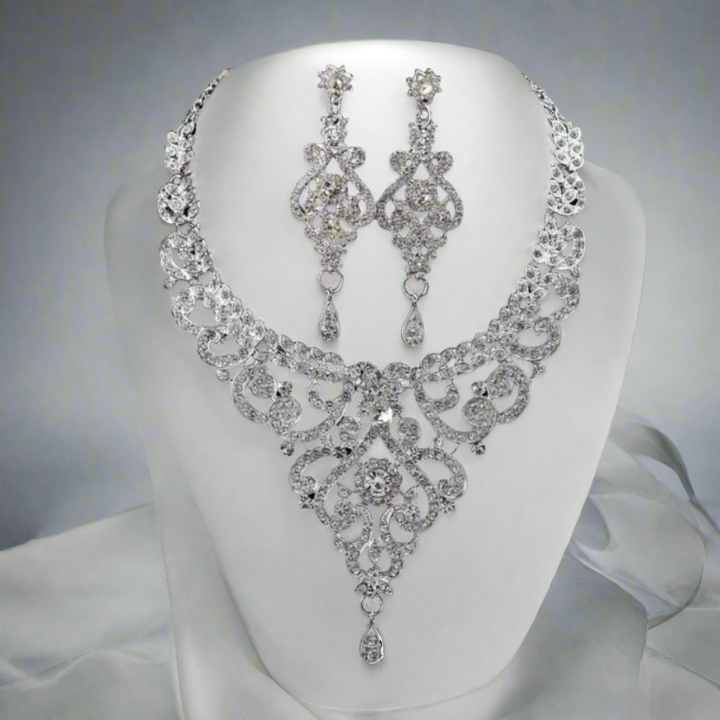 Silver Love Jewelry Set