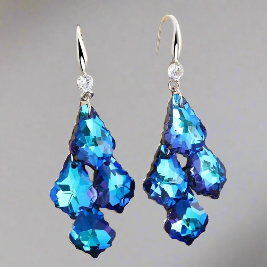 Crystal Tassel Earrings