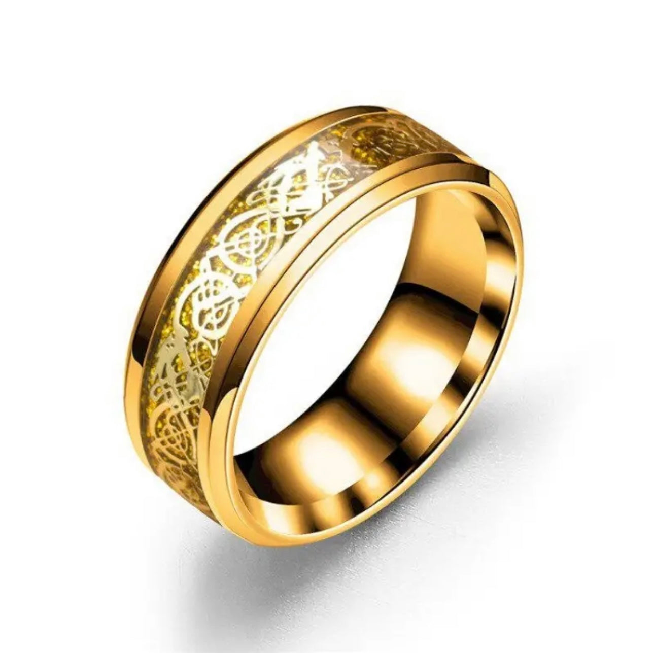 Dragon Pattern Men’s Ring