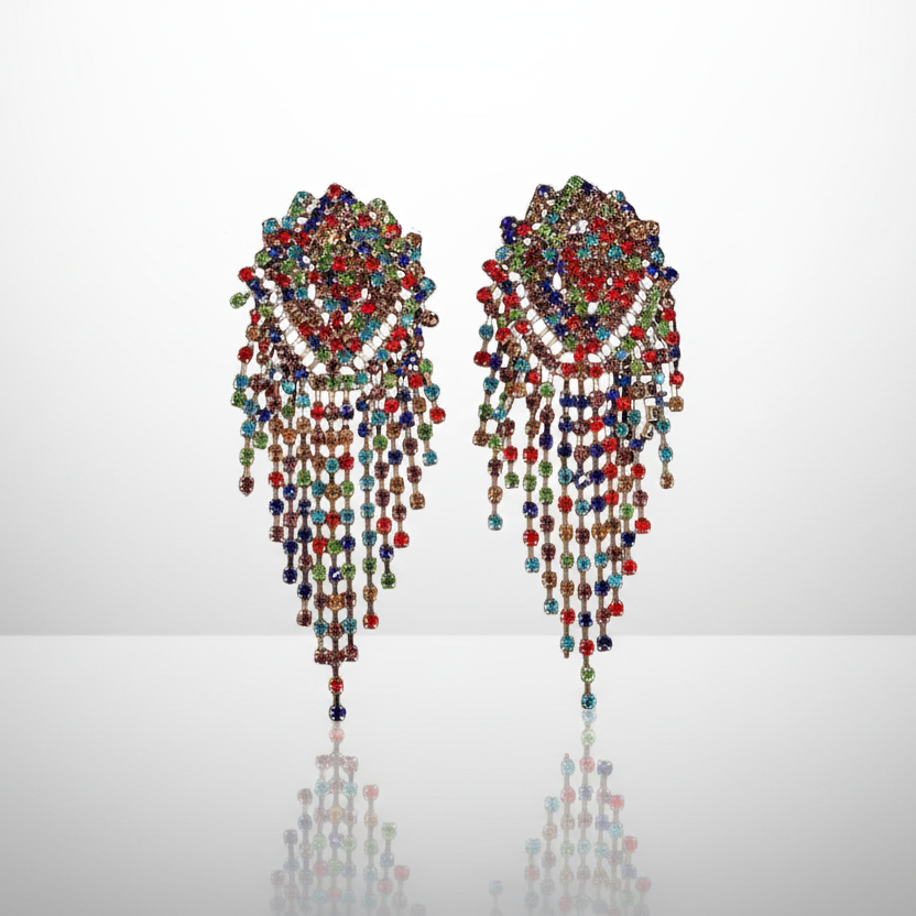 Exaggerated Tassel Earrings