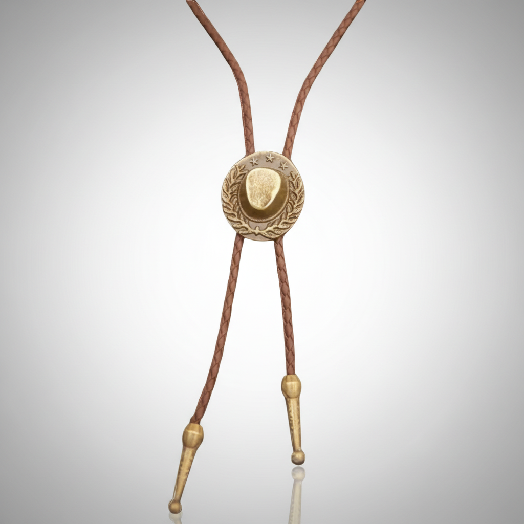 Cowboy Hat Bolo Western Necktie