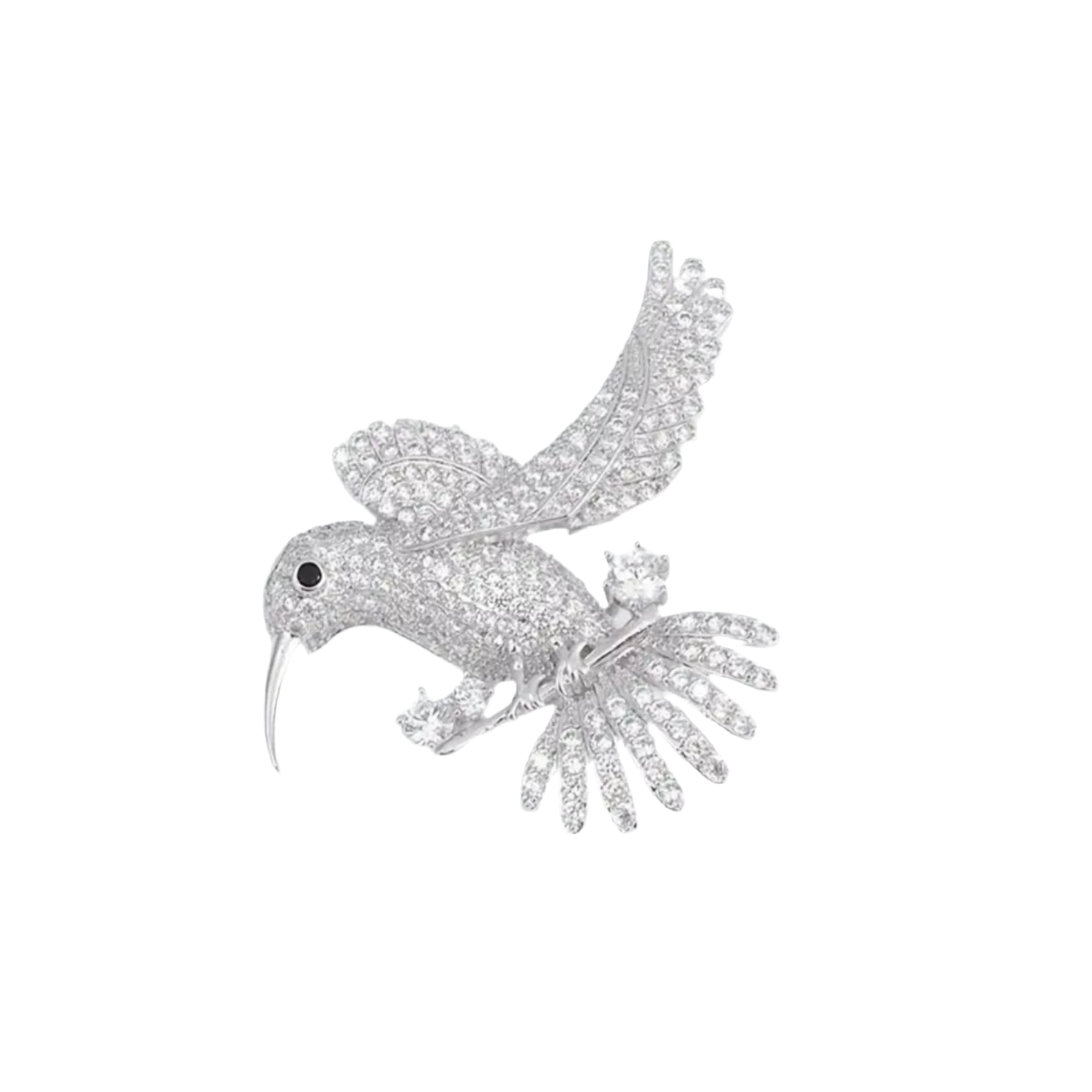 Hummingbird Clear Pin