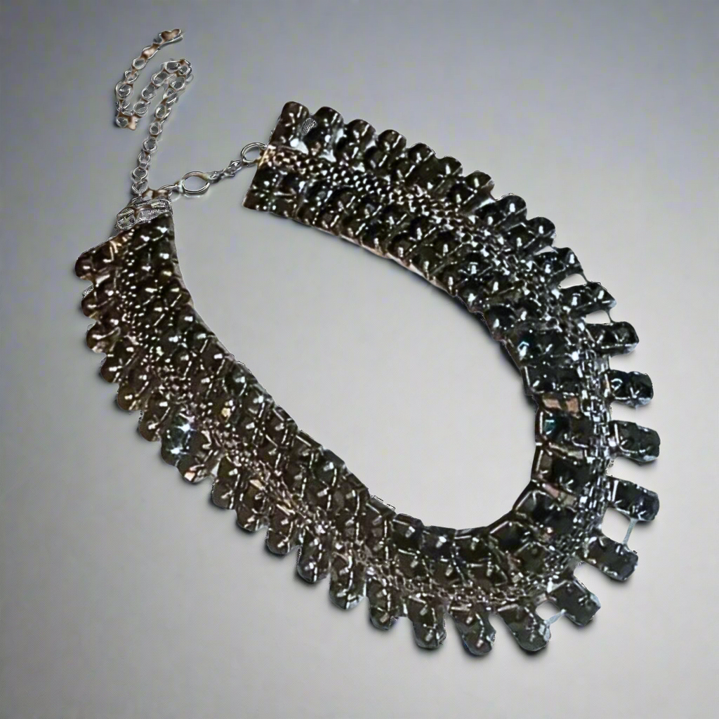 Black Rhinestone Choker Necklace