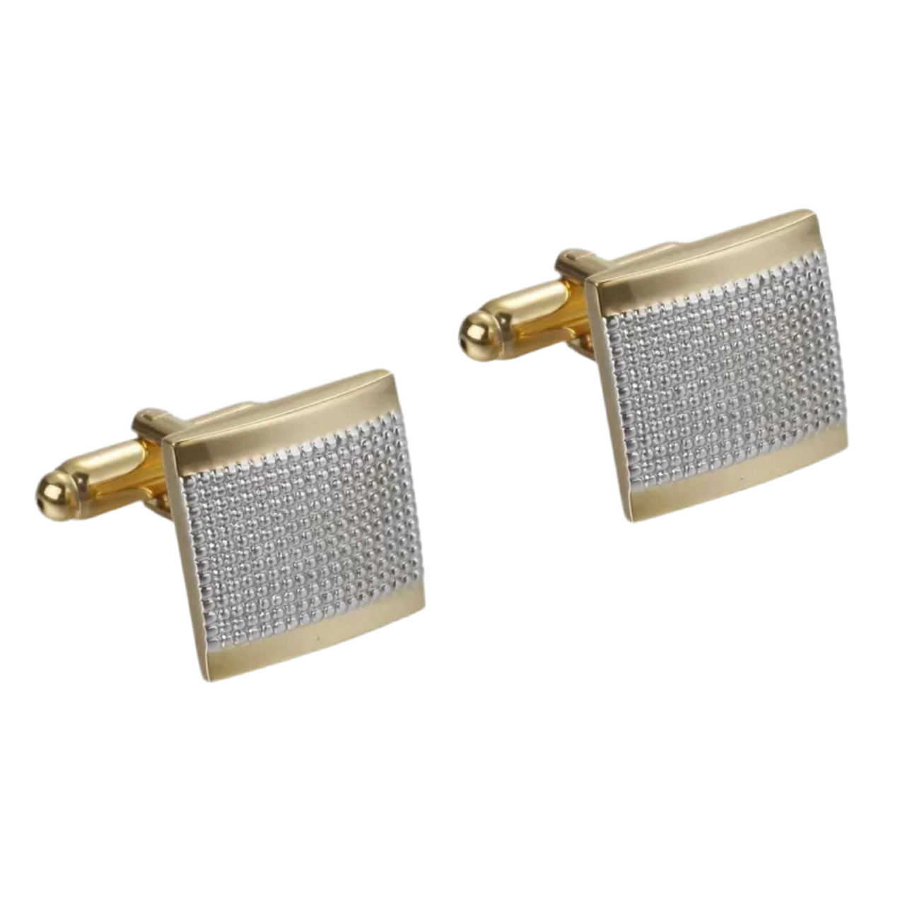 Gold Silver Cufflinks