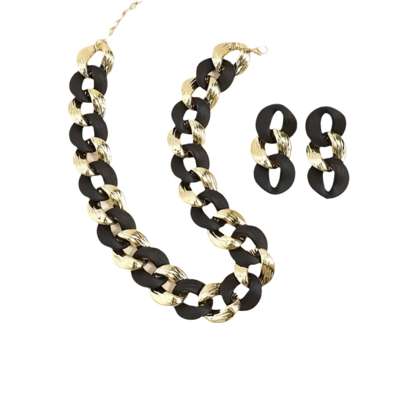 Black Gold Jewelry Set