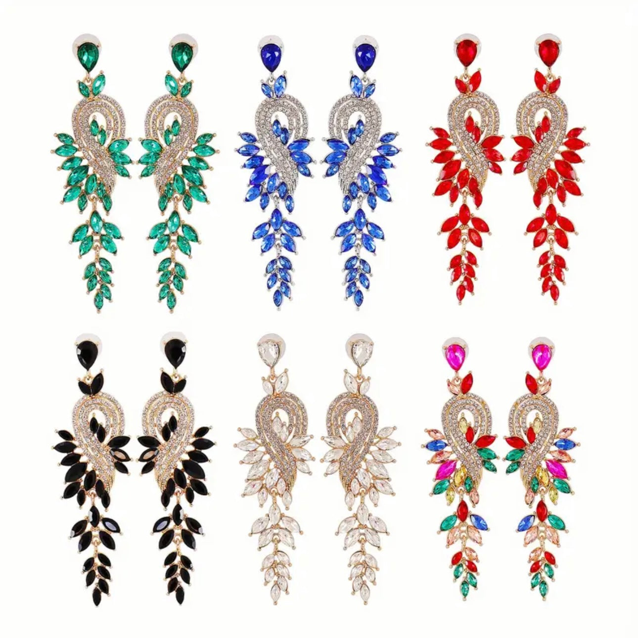 Pendant Multicolor Earrings